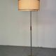 Bauhaus Wood and Steel Floor Lamp, 1950s