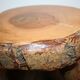 Tabouret de ferme en bois brut tripode