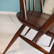 Chair & Armchair Set with Slats 1960 — Attributed to Ercol Goldsmith (St