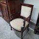 Paire de fauteuils d'époque Empire, réalisée en acajou