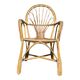Rattan armchairs from the 70s France, set of 4