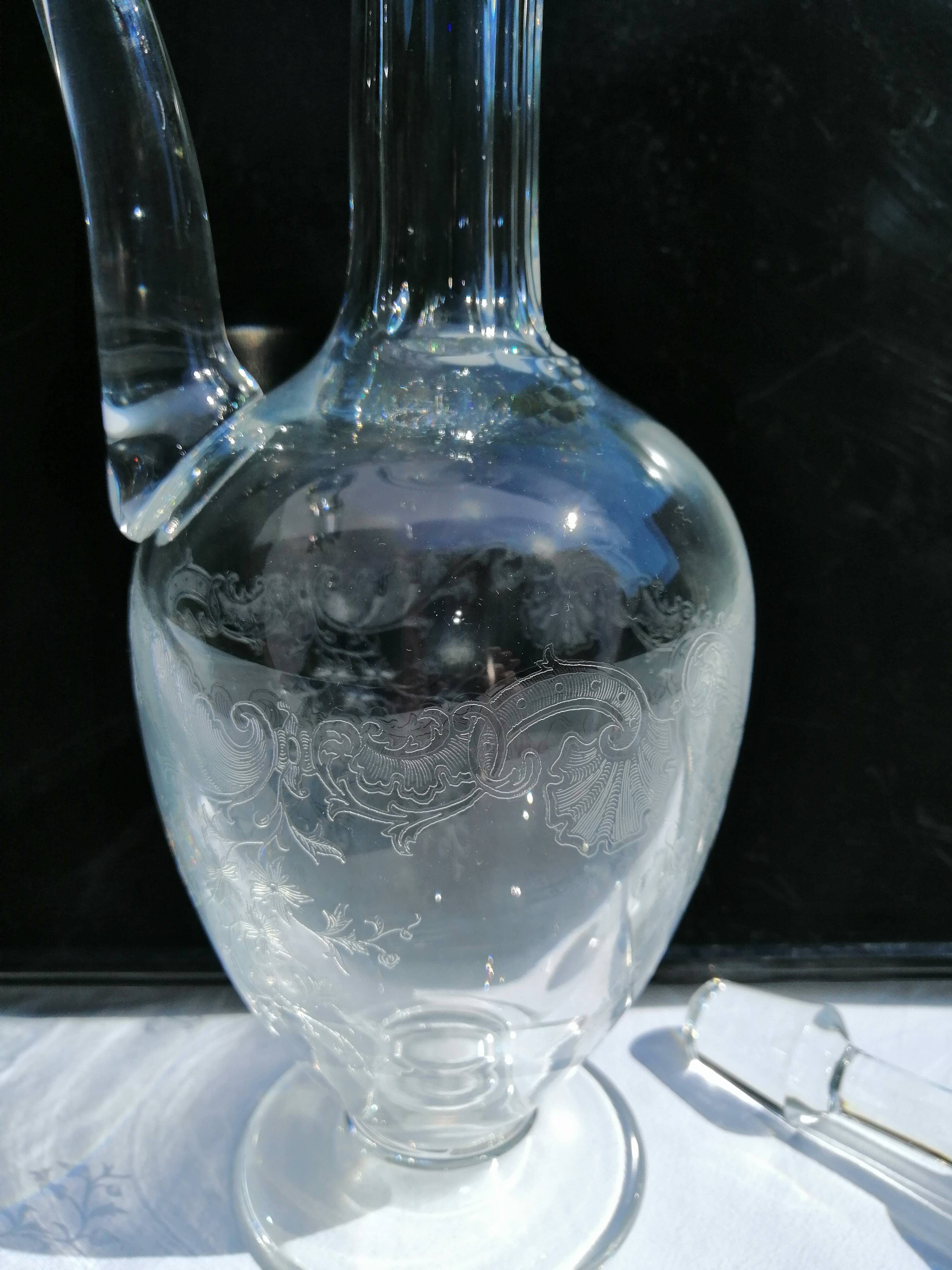 Carafe cristallerie de Saint Louis