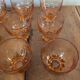 Verres roses vintages