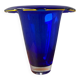 Large blue Murano glass vase 1960s
