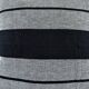 Woven striped cushion