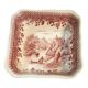 Plat carré en faience de villeroy boch , service burgenland