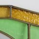 Art Deco Stained Glass Panel Depicting Early Football Scene, Belgium ca. 19