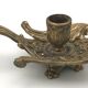 Solid Brass Hand Candle Holder