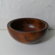 2 wooden bowls turned