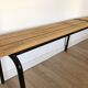 Former school bench from the 60s, adult model