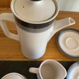 Japanese ceramic coffee set Arrow Stone