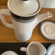 Japanese ceramic coffee set Arrow Stone