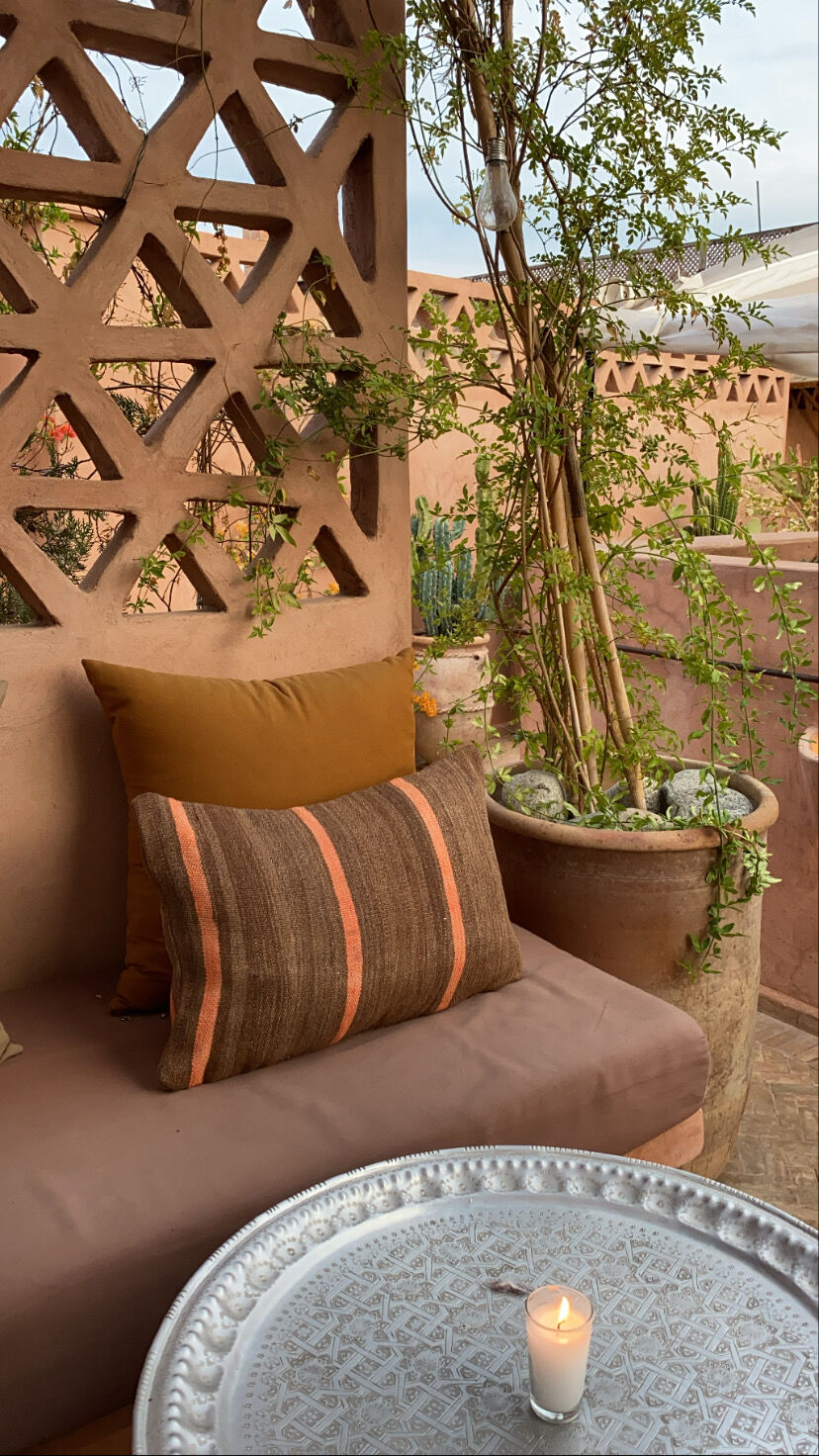 Wool berbere cushion
