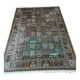 Large handmade Oriental carpet from Romania — Flora model with panels —