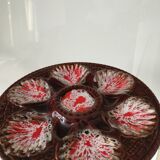 Vintage shell plates Vallauris