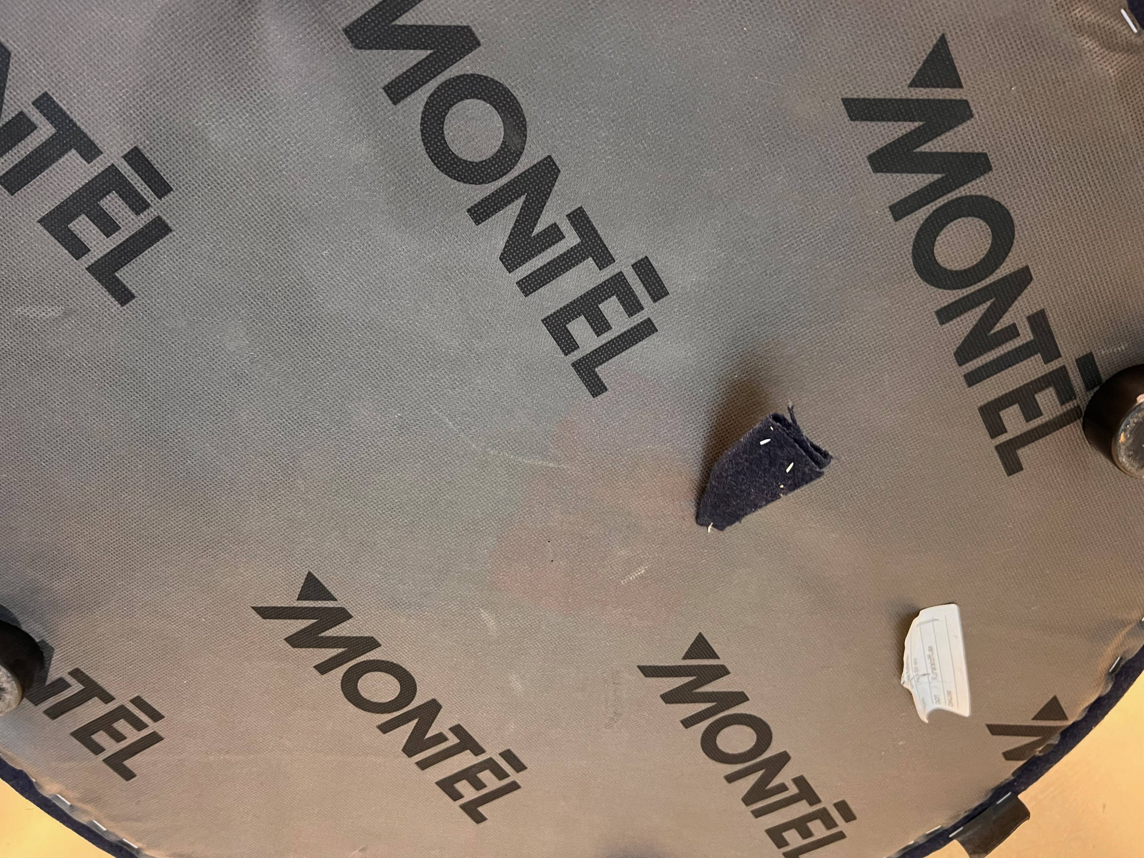 Montèl Navy Blue Footstool, 2000s