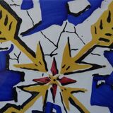 Salvador Dali: Cardinal Arrows, original signed ceramic