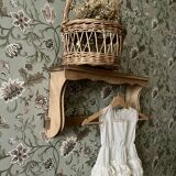 Renovated vintage wall shelf