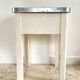 Vintage wooden trunk stool