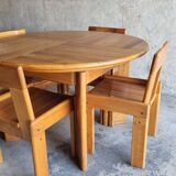 Silvio Coppola table and 6 chairs set