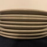 8 dessert plates of Sarreguemines, Jocelyne model