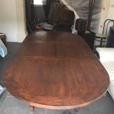 Colonial Oval Table in Solid Teak with extension