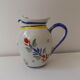 Earthenware Henriot Quimper numbered jug