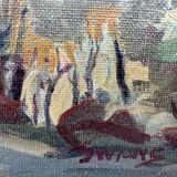 Vintage oil on canvas