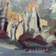 Vintage oil on canvas