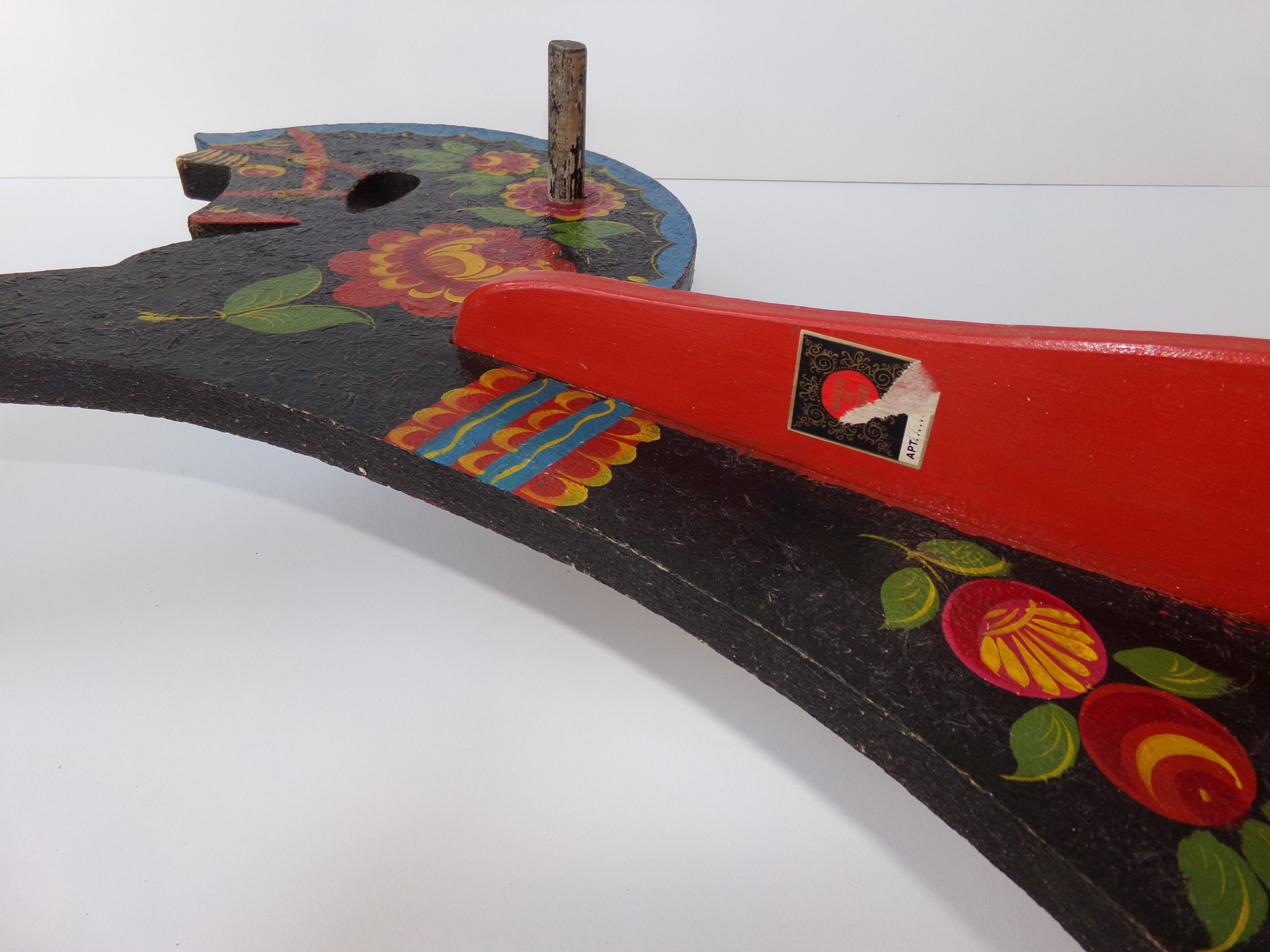 Horse rocking Russian