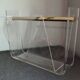 Vintage Roche Bobois plexiglass magazine door