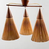 IB Fabiansen for Fog & Mørup, large ceiling lamp/pendant, 1960s, Denmark.