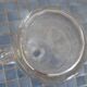Lot de 4 carafes en verre blanc