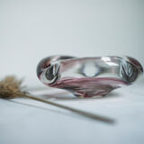 Max Verboeket glass ashtray for Maastricht Kirstalunie Netherlands signed