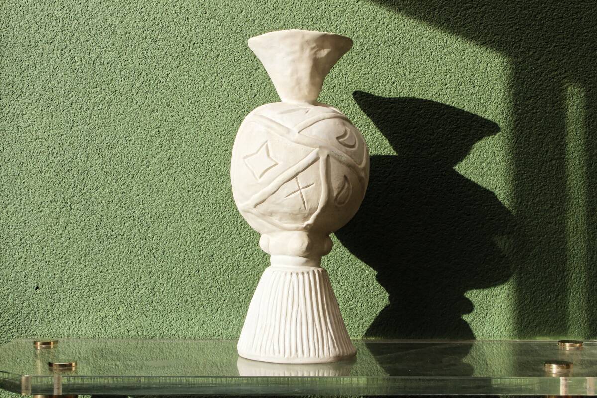 Large ceramic vase from France, attributed to Pierre Casenove.