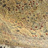 Persian Nain Iran Wool and Silk Rug Circa 1960" Handmade - 1.60 x 2.30 Meters