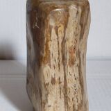 Free form sculpture in fossil wood