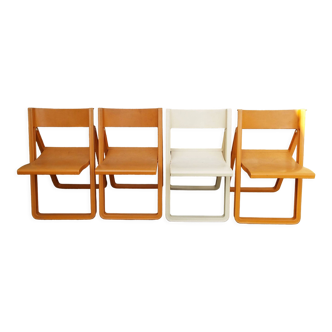 4 folding chairs Allibert 70s