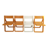 4 folding chairs Allibert 70s