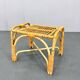 Mid Century Rattan Stool, Czechoslovakia