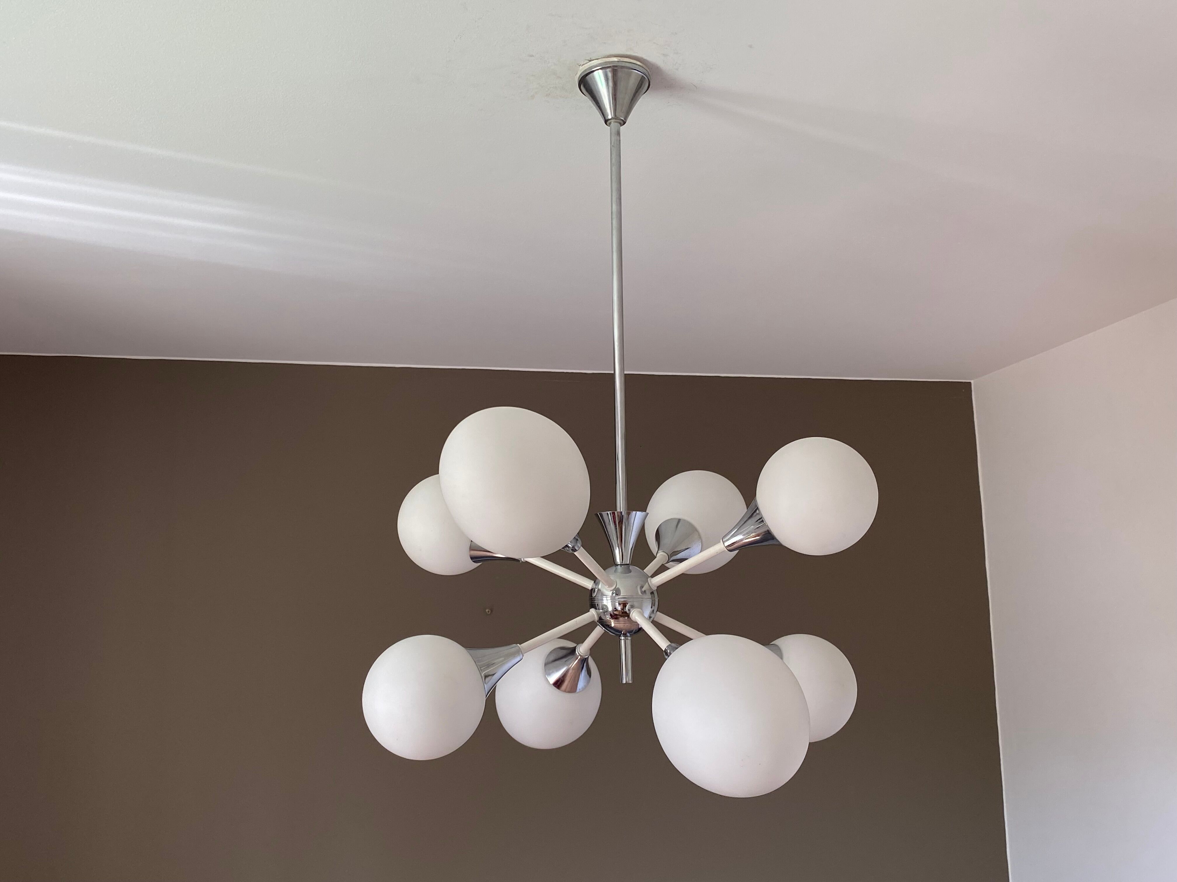 Chandelier "sputnik". 1970