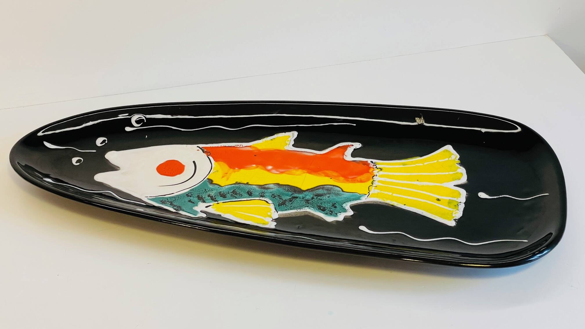 Xl plate niderviller earthenware factory france vintage