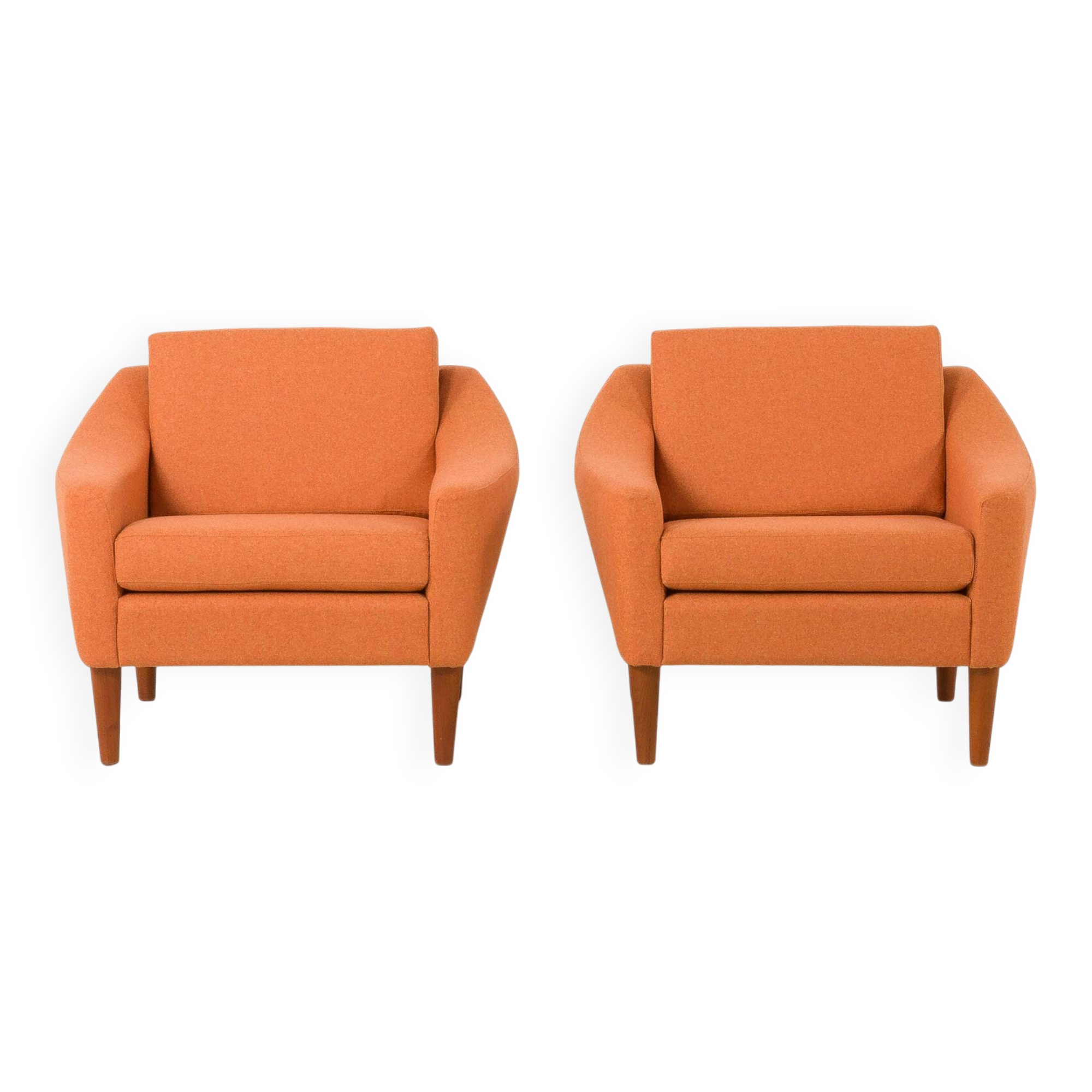 Dux Mid century lounge chairs attr. to  Folke Ohlsson, Sweden 1960s