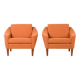 Dux Mid century lounge chairs attr. to  Folke Ohlsson, Sweden 1960s