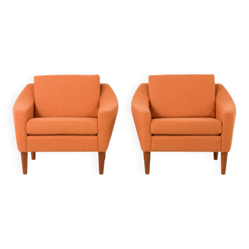 Dux Mid century lounge chairs attr. to  Folke Ohlsson, Sweden 1960s