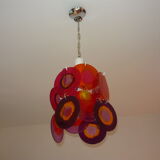 Suspension with colored discs 70