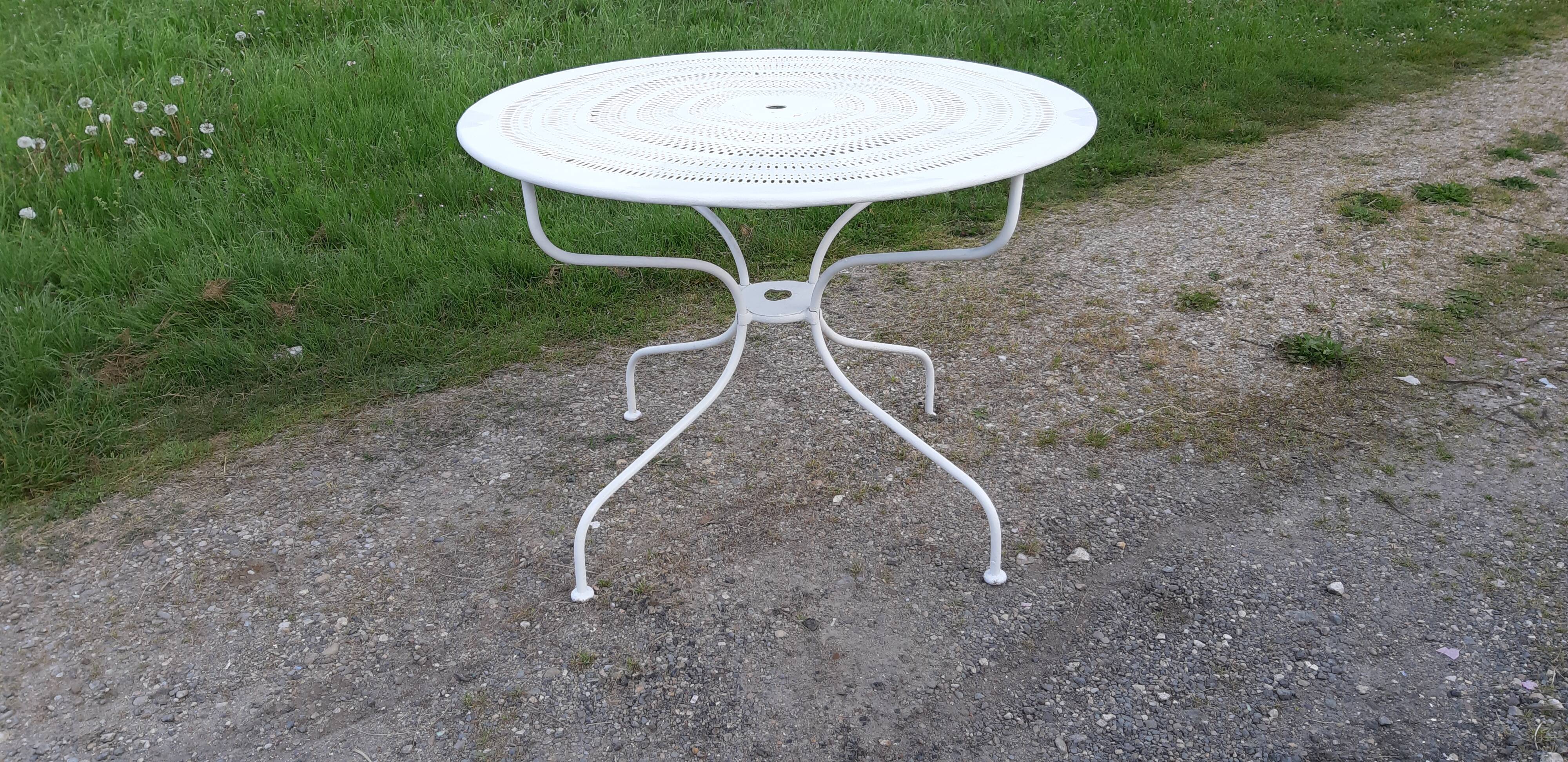 Wrought Iron Garden Table 1900