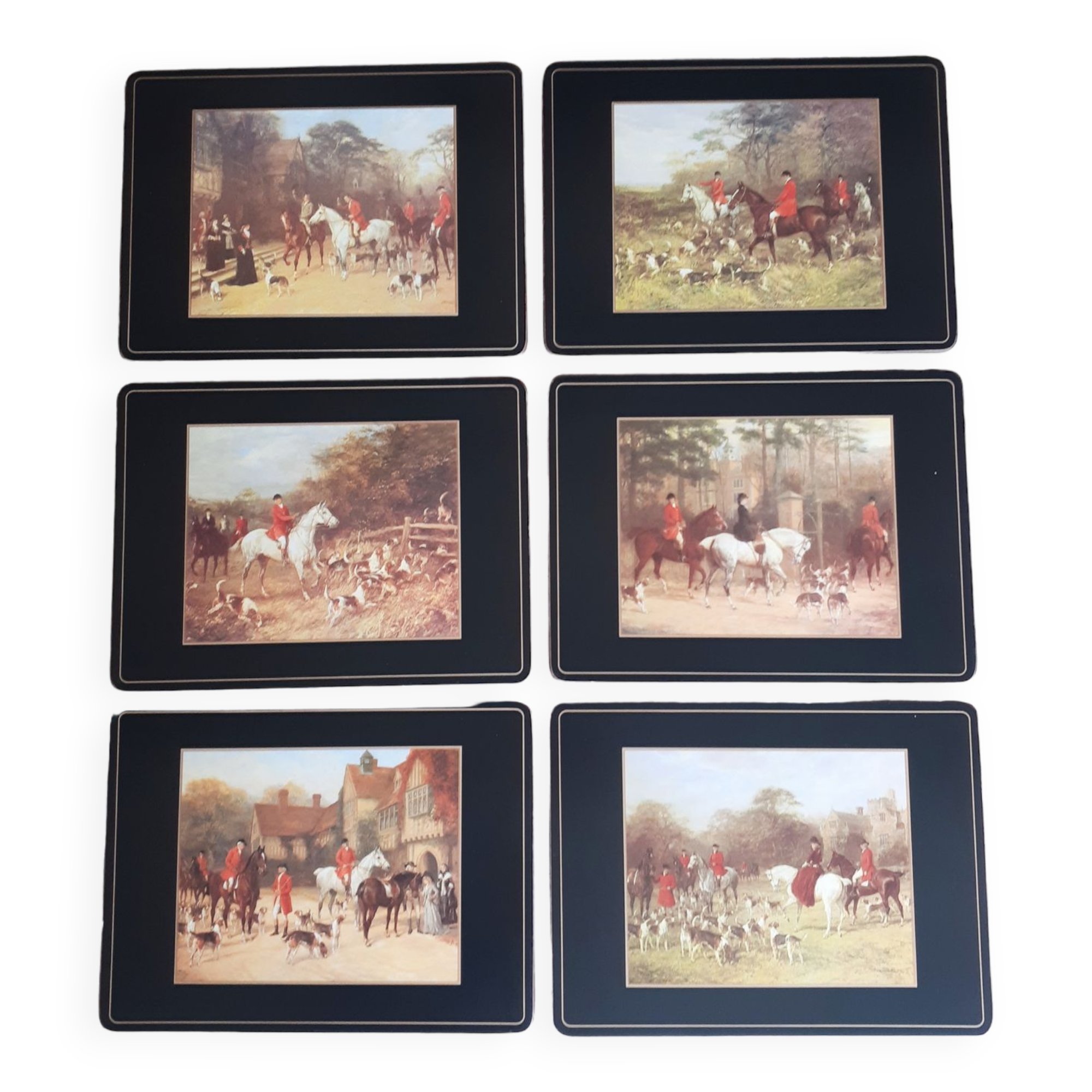 Set of 6 vintage Pimpernel placemats
