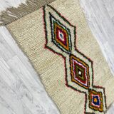 Handcrafted Moroccan Berber carpet 146 X 80 CM