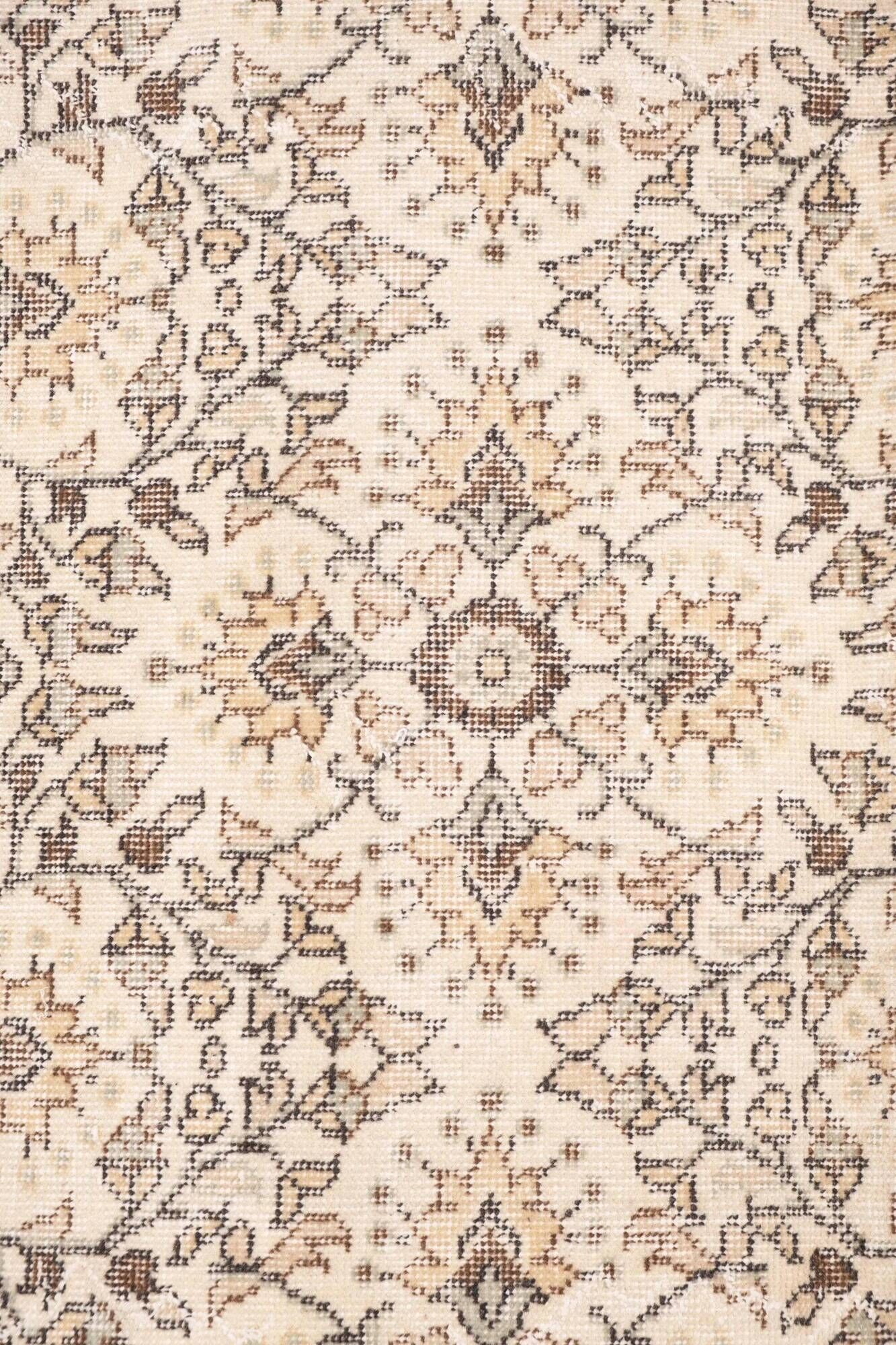 Vintage Turkish Oushak rug 201x326 cm